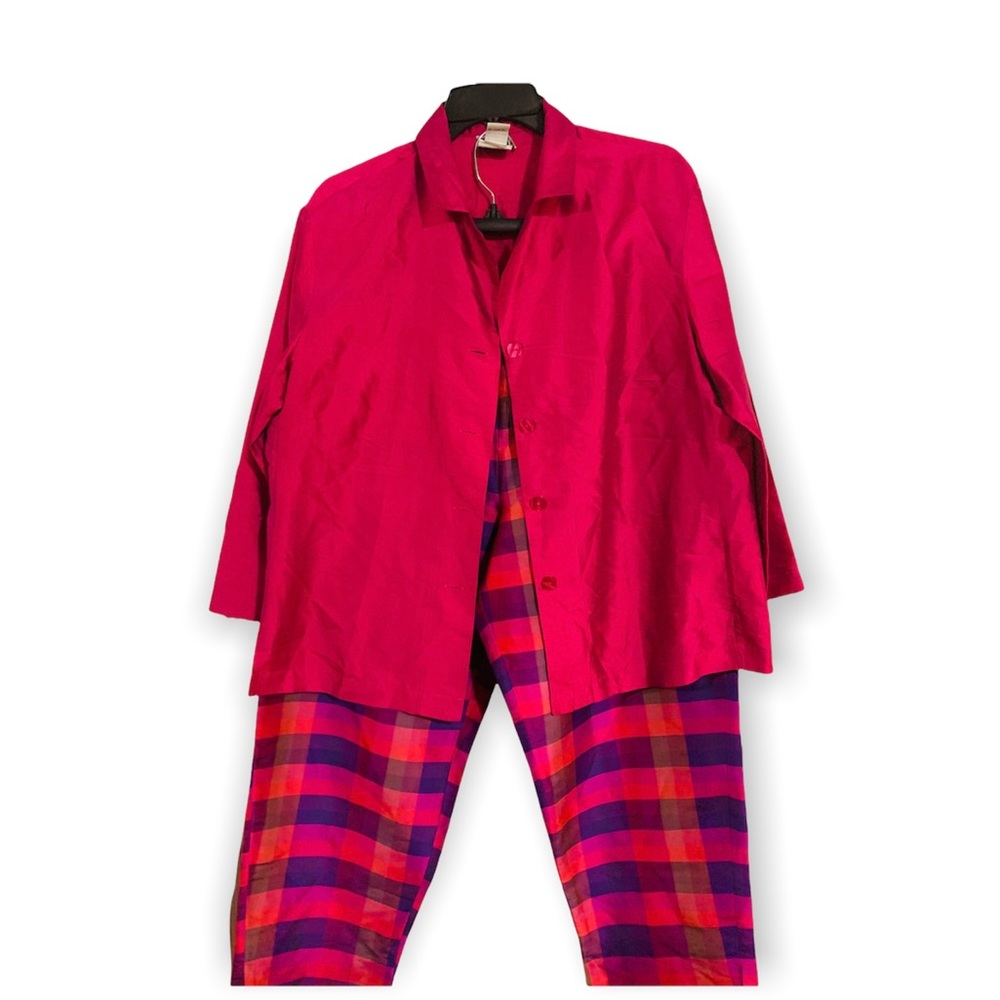 Women’s Silk 2-Piece Suit Set